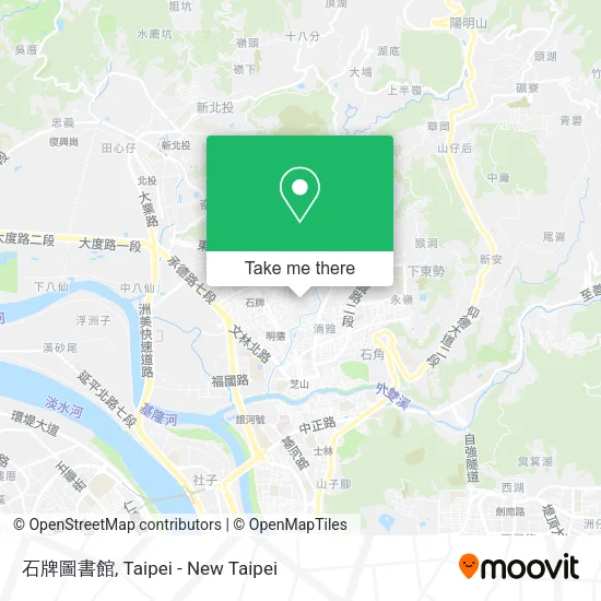 石牌圖書館地圖