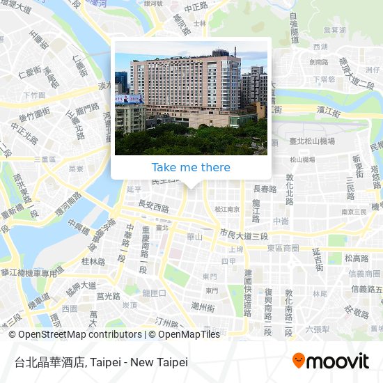 台北晶華酒店 map