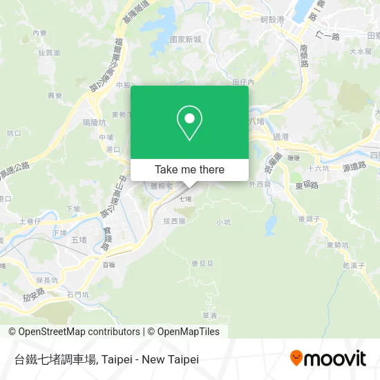 台鐵七堵調車場地圖