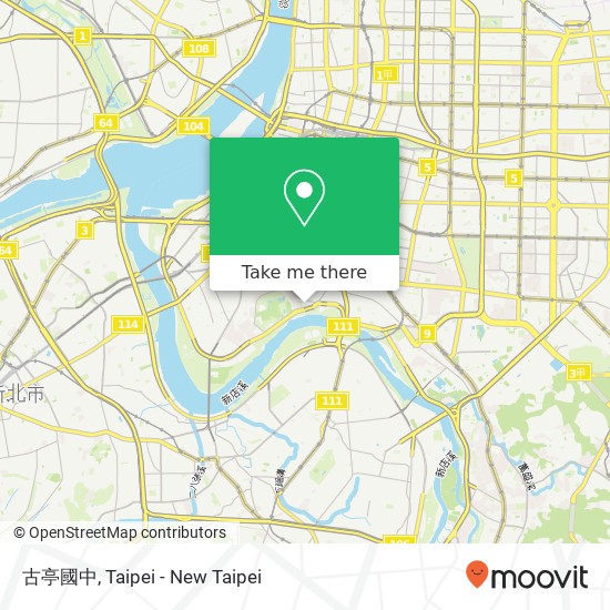 古亭國中 map