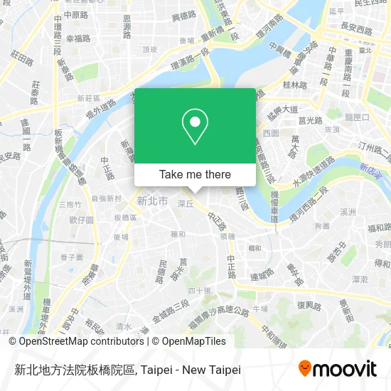 新北地方法院板橋院區地圖