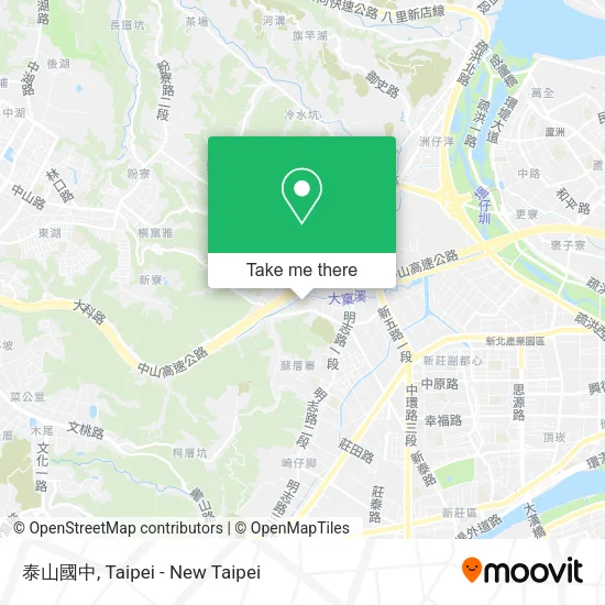 泰山國中 map