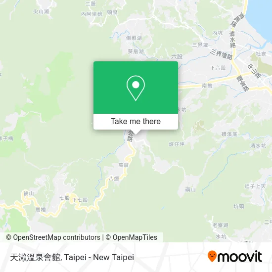 天瀨溫泉會館地圖