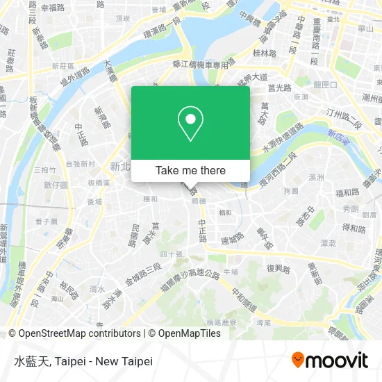 水藍天 map