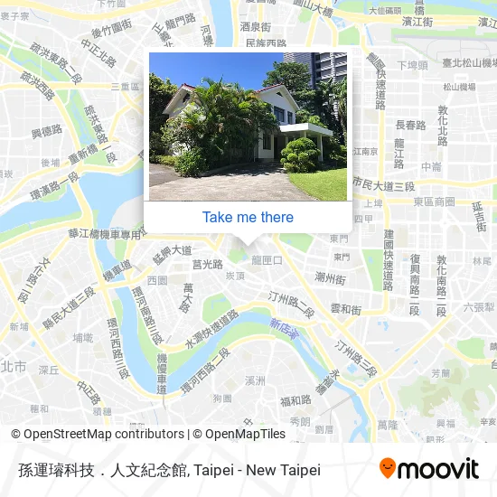 孫運璿科技．人文紀念館地圖