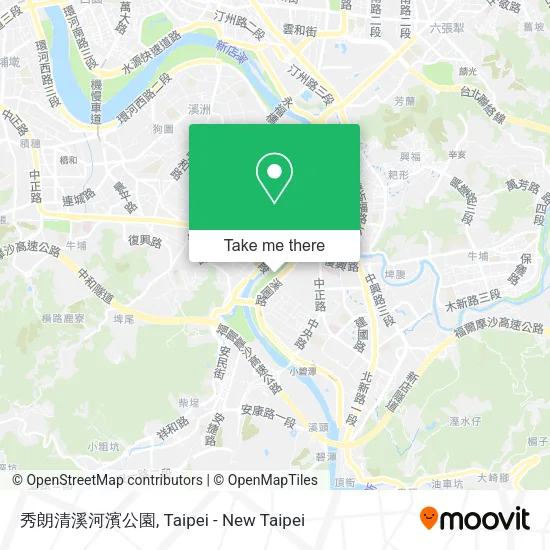 秀朗清溪河濱公園 map