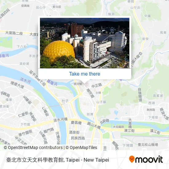 臺北市立天文科學教育館地圖