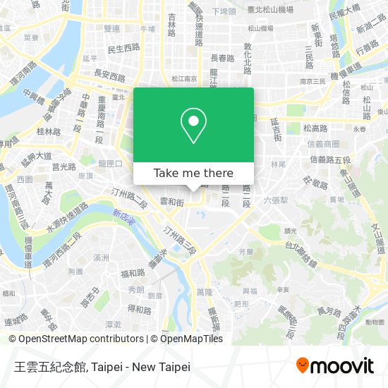 王雲五紀念館 map