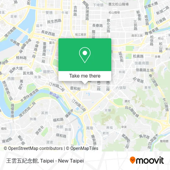 王雲五紀念館 map