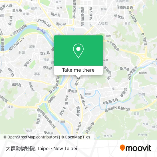 大群動物醫院地圖