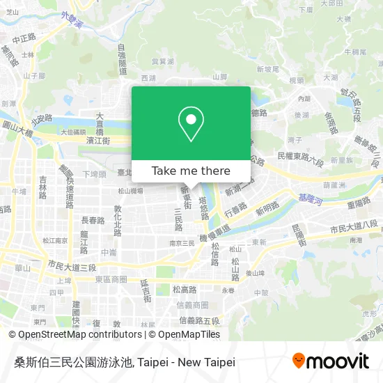 桑斯伯三民公園游泳池 map