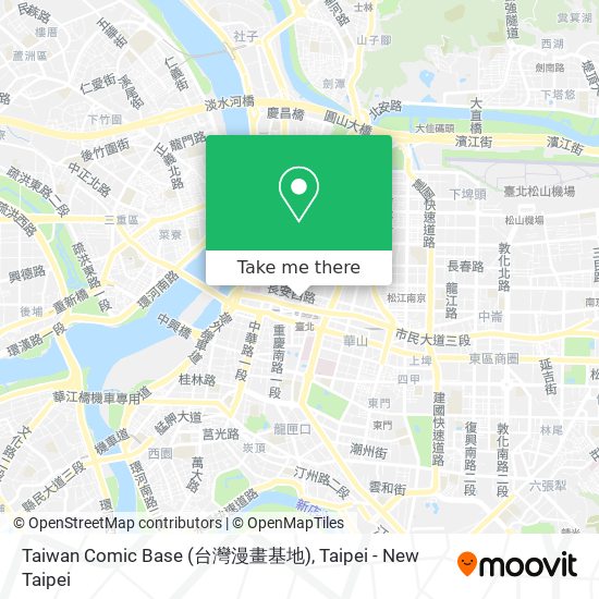 Taiwan Comic Base (台灣漫畫基地) map