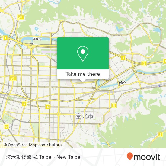 澤禾動物醫院 map