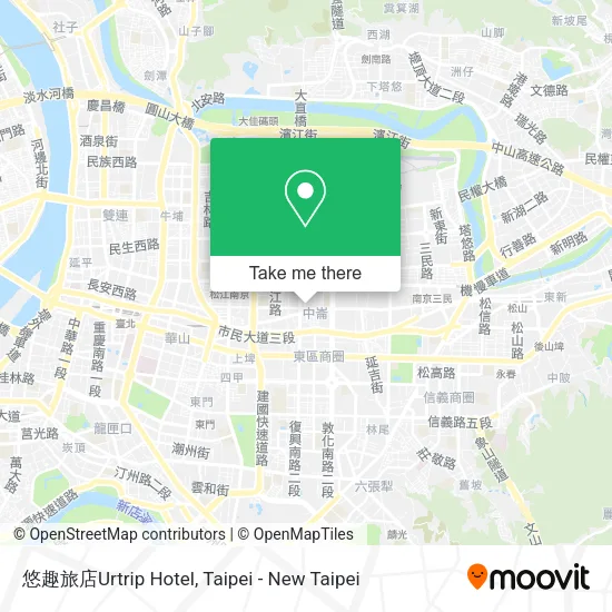 悠趣旅店Urtrip Hotel map