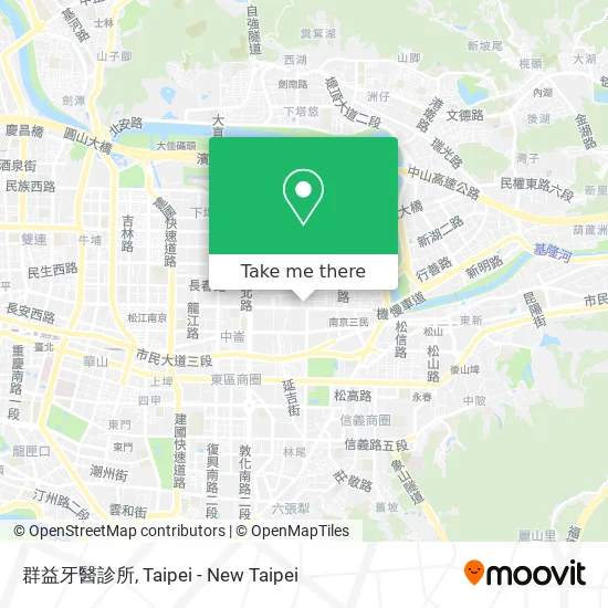 群益牙醫診所地圖
