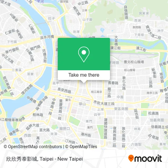 欣欣秀泰影城地圖