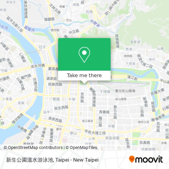 新生公園溫水游泳池 map
