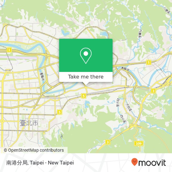 南港分局 map