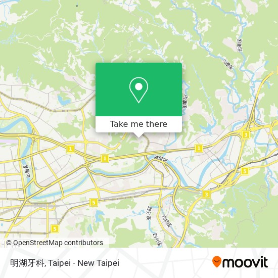 明湖牙科 map