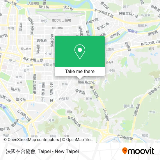 法國在台協會地圖