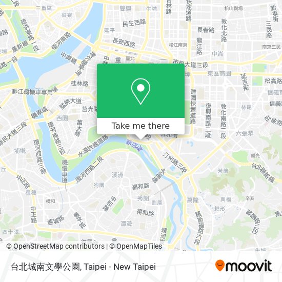 台北城南文學公園 map