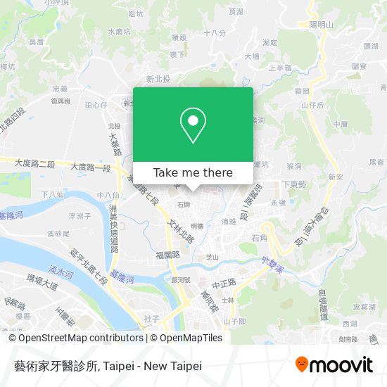 藝術家牙醫診所 map