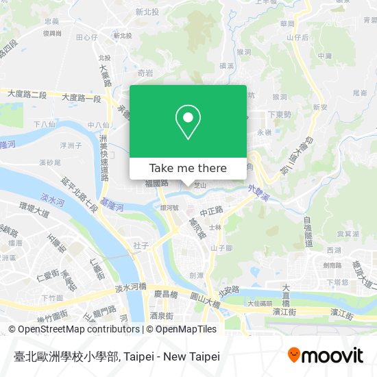 臺北歐洲學校小學部 map