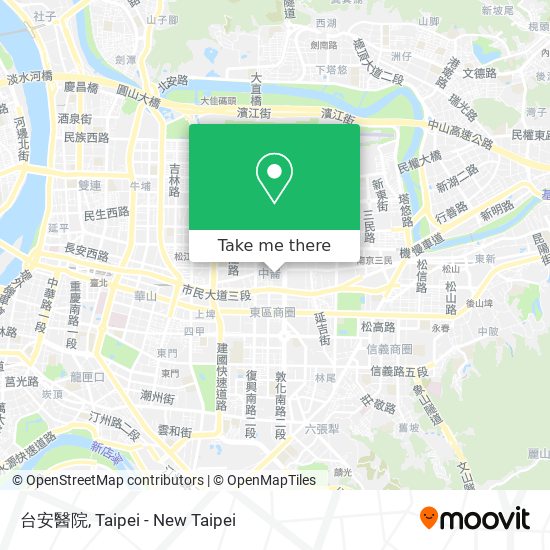 台安醫院 map