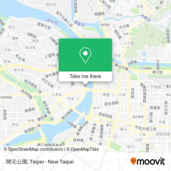 開元公園 map