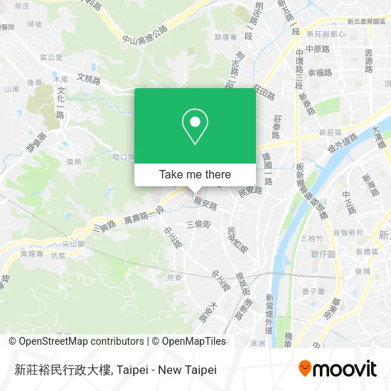 新莊裕民行政大樓 map