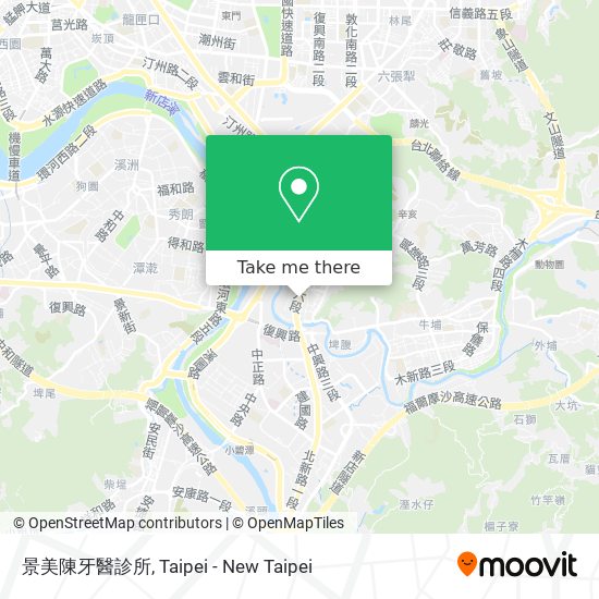 景美陳牙醫診所 map