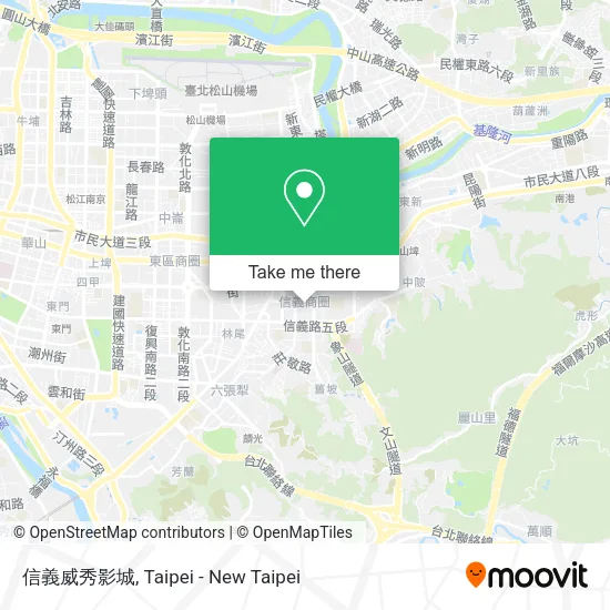 信義威秀影城地圖