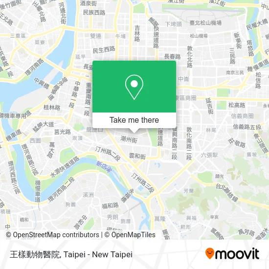 王樣動物醫院地圖