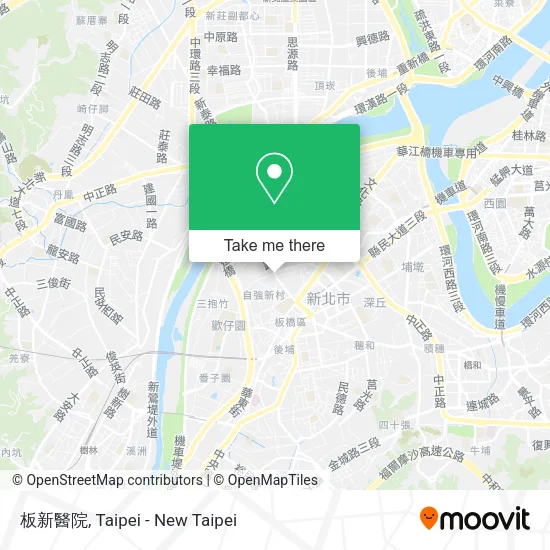 板新醫院 map