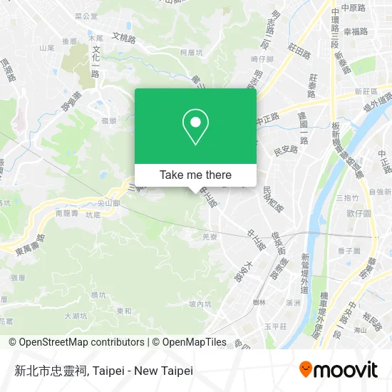 新北市忠靈祠 map