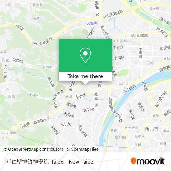 輔仁聖博敏神學院 map