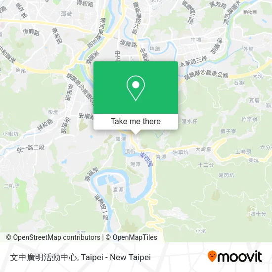 文中廣明活動中心地圖