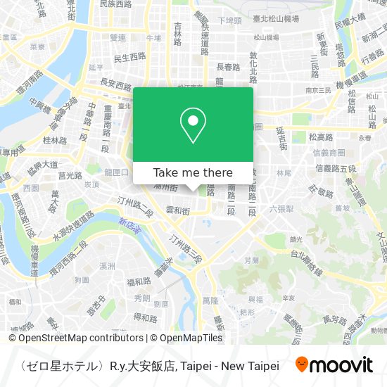 〈ゼロ星ホテル〉R.y.大安飯店 map