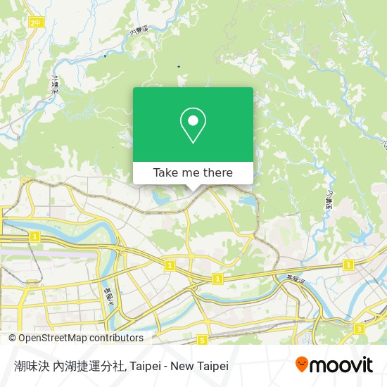 潮味決 內湖捷運分社 map