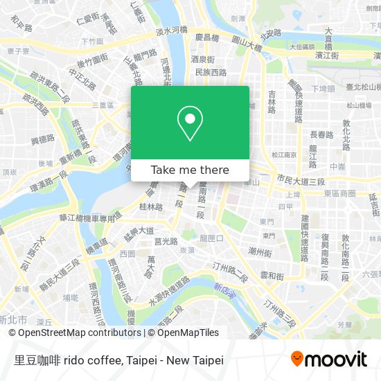 里豆咖啡 rido coffee map