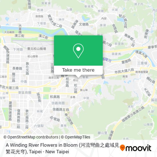 A Winding River Flowers in Bloom (河流彎曲之處域見繁花光穹) map