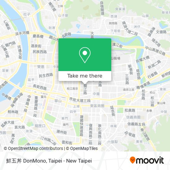 鮮五丼 DonMono map
