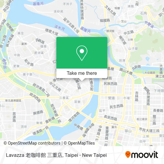 Lavazza 老咖啡館 三重店地圖