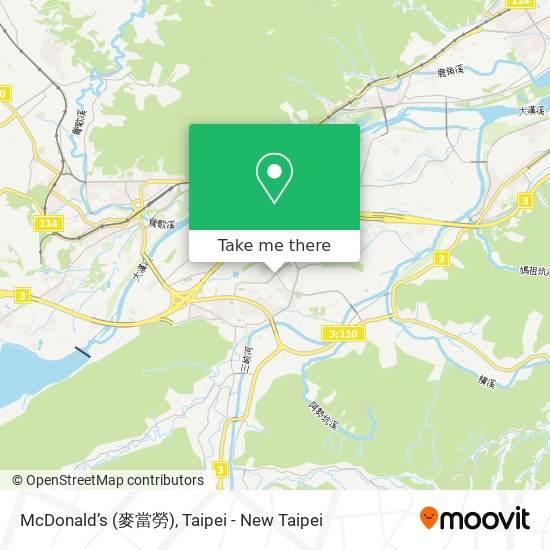 McDonald’s (麥當勞)地圖