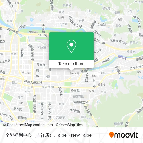 全聯福利中心（吉祥店）地圖