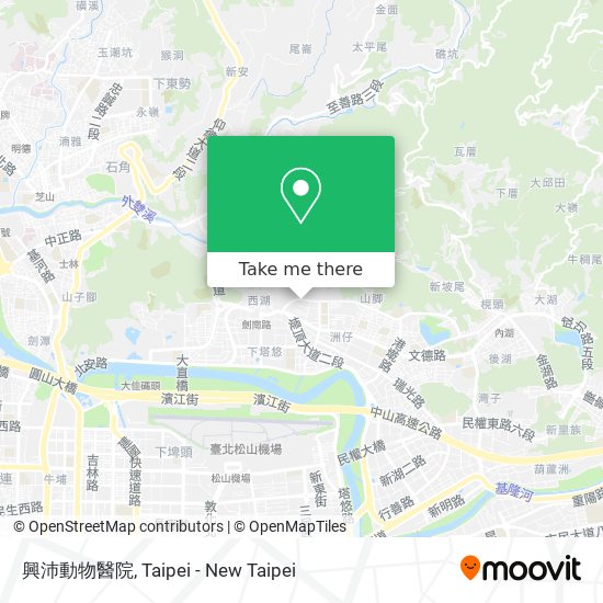興沛動物醫院 map