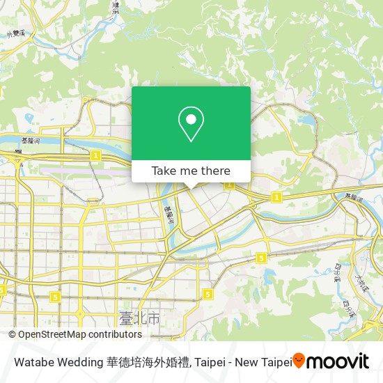 Watabe Wedding 華德培海外婚禮地圖