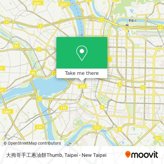 大拇哥手工蔥油餅Thumb map