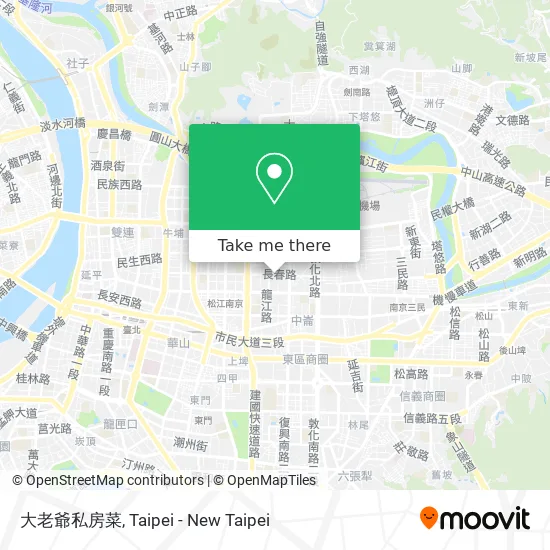 大老爺私房菜 map