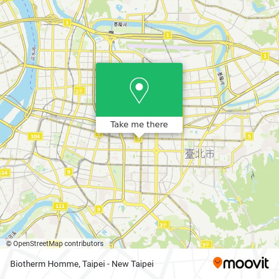 Biotherm Homme map